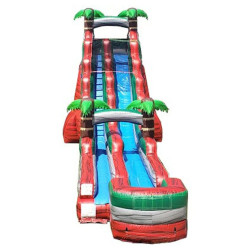 tropical2 1768711716 22' Tropical Red Marble Waterslide
